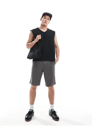 ASOS Chino short in charcoal