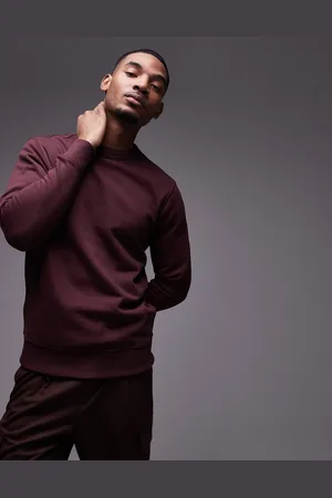 MANGO Crewneck sweatshirt in beige
