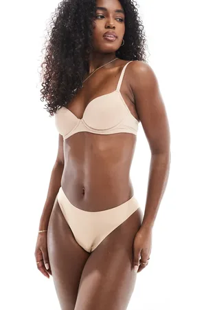 Modibodi Au Naturel Seamfree Hi-Leg Cheeky period brief in beigeLight-Moderate absorbancy
