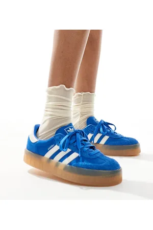 adidas Sambae trainers in blue and