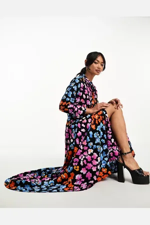 Y.A.S Y.A.S maxi shirt dress in floral print