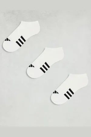 adidas Adidas Sportswear 3 pack cushioned trainer socks in white