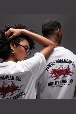 Dickies Wolf country graphic back print t-shirt in - exclusive to ASOS