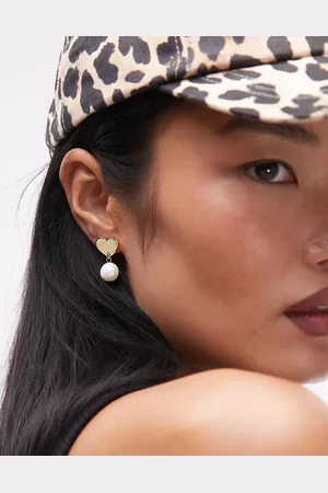 Bimba y Lola Faux pearl earrings in