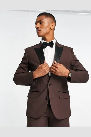 ASOS Slim tuxedo suit jacket in