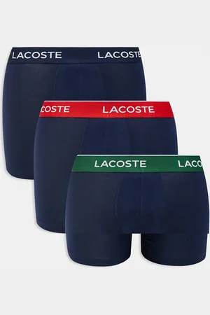 Lacoste 3pack boxer briefs in with coloured waistbands