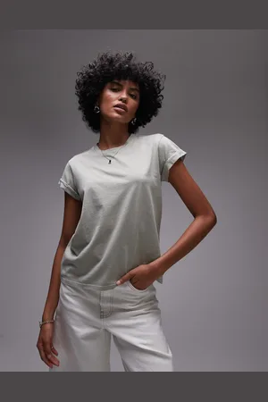 AllSaints Anna tee in abbey stone