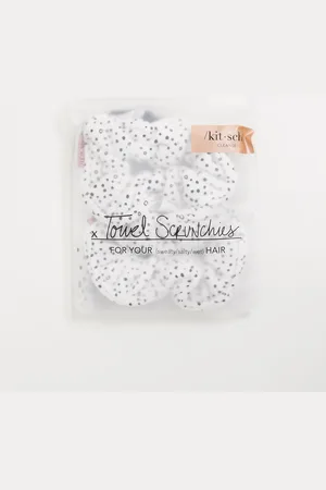 KITSCH Microfiber Towel Scrunchies - Micro Dot