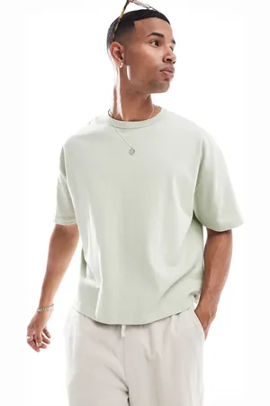 ASOS Heavyweight oversized boxy t-shirt 240gsm in sage