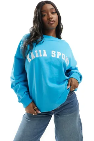 Kaiia Sport logo sweatshirt in bright