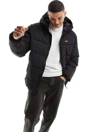 Pull&Bear Puffer jacket with hood in