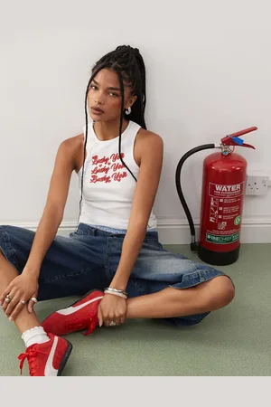 COLLUSION Lucky you graphic vest in