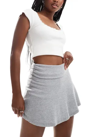 Stradivarius Fold over skort in