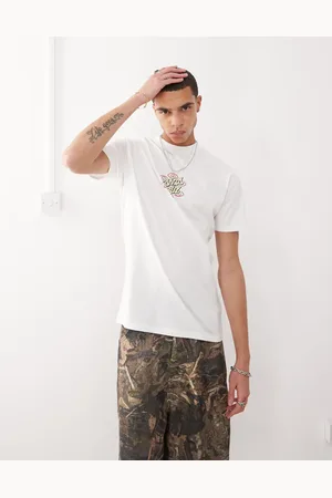 Santa Cruz Dot eye logo back print t-shirt in white