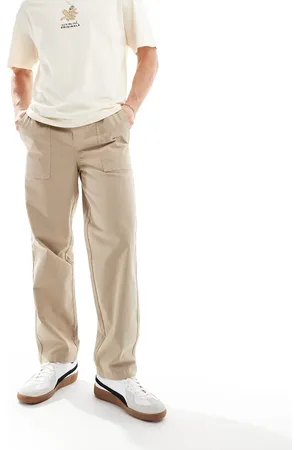 Only & Sons Loose fit worker trouser in stone