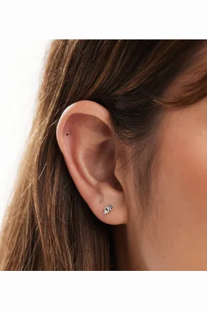 Kingsley Ryan Shell stud earrings in sterling