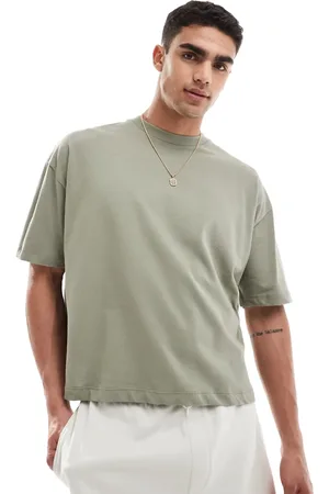 ASOS Heavyweight oversized boxy t-shirt 240gsm in mid