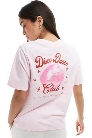 Pimkie Disco ball back print t-shirt in