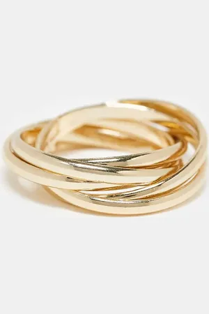 ASOS Interlocking multi ring in tone