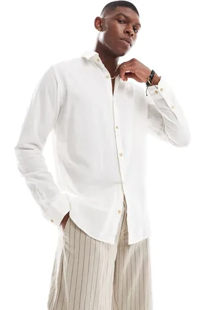 JJ Long sleeve linen blend shirt