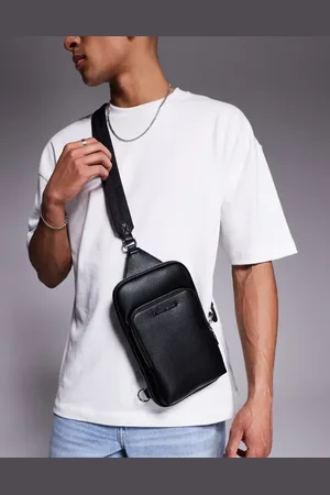 Armani Exchange Logo crossbody flight bag in
