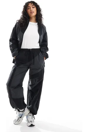 Nike Street woven straight leg trousers in and grey