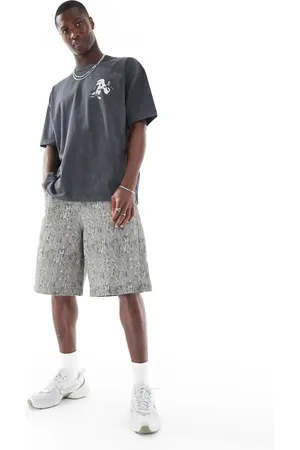ASOS Long length jorts in camo