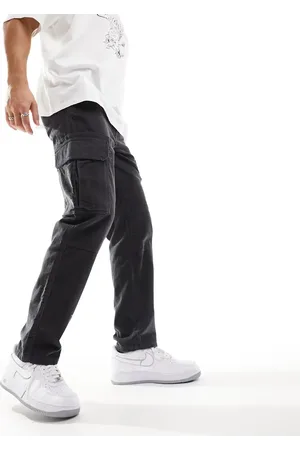 New Look Cord cargo trouser in dark
