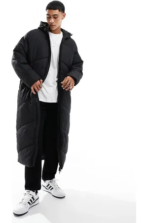 JACK & JONES Super long puffer jacket in