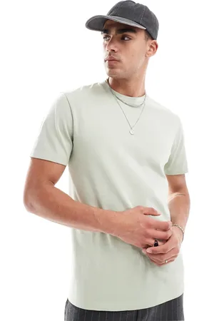 ASOS Heavyweight crew neck t-shirt 240gsm in light