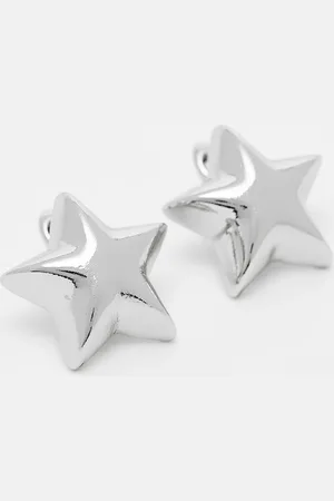 Reclaimed Unisex star earrings in