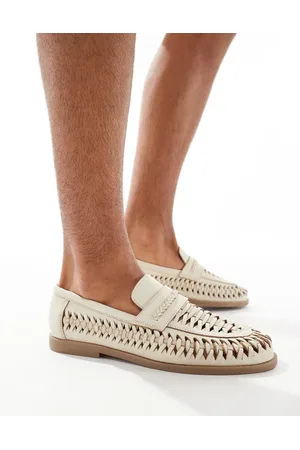 River Island Woven loafers in