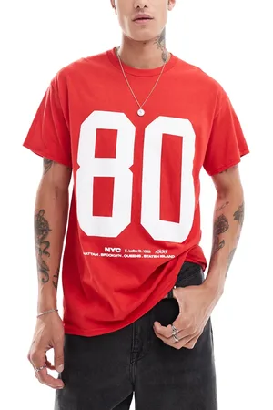 ASOS Oversized t-shirt with sport number front print in