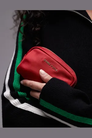 Bimba y Lola Zip up mini pouch in