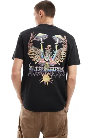 AllSaints Strummer back print t-shirt in