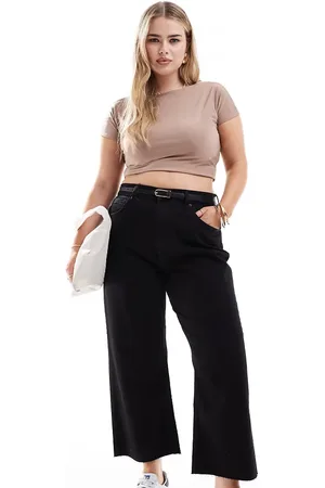 ASOS ASOS DESIGN Curve ankle grazer straight leg jean in clean