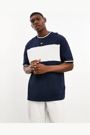 Tommy Hilfiger Skater XS badge logo mesh top in navy