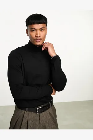 ASOS Essential long sleeve high neck t-shirt in