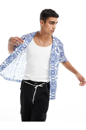 River Island Tie dye print shirt in