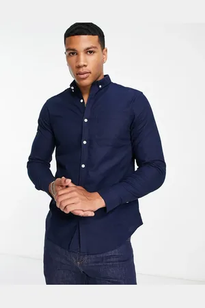New Look Long sleeve oxford shirt in