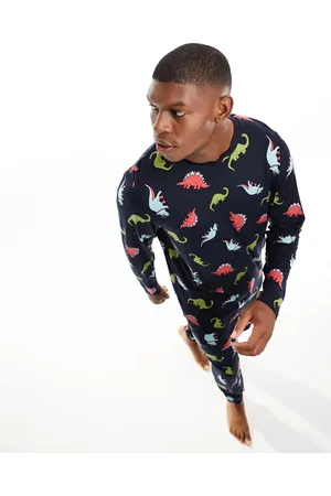 Chelsea Peers Dinosaur long pyjama set in