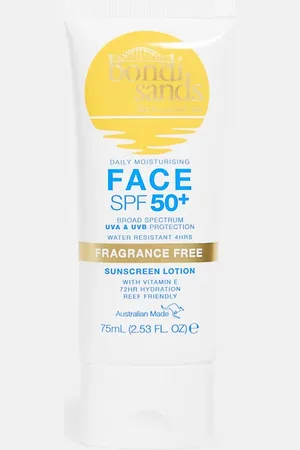 BONDI Sunscreen Lotion SPF50+ for Face - Fragrance Free 75ml