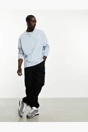 ASOS Essential oversized long sleeve t-shirt in light