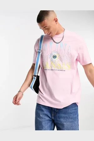 Lee 90s loose fit front print t-shirt in light