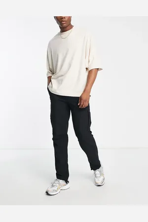 Topman Straight cotton ripstop cargo trousers in