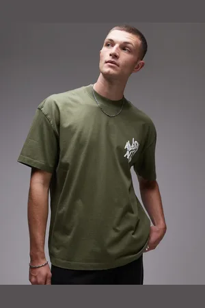 AllSaints Orlando back print t-shirt in eden