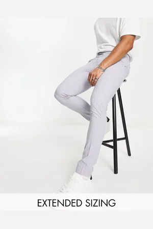 ASOS Skinny smart trousers with light pin stripe