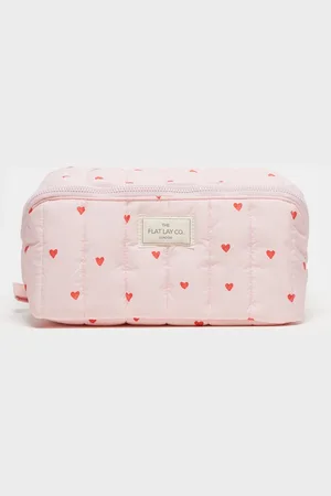 Flat Lay Company The Flat Lay Co. Marshmallow Makeup Bag - Sweet Hearts