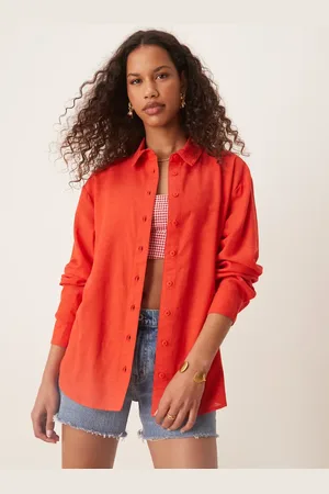 ASOS Linen blend shirt in
