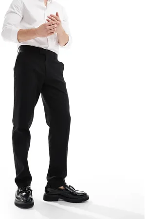 River Island Slim fit tailored trousers in